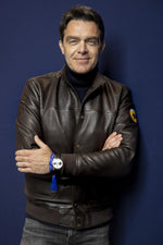 Limited edition brown leather jacket by Galiffi - Image n°12