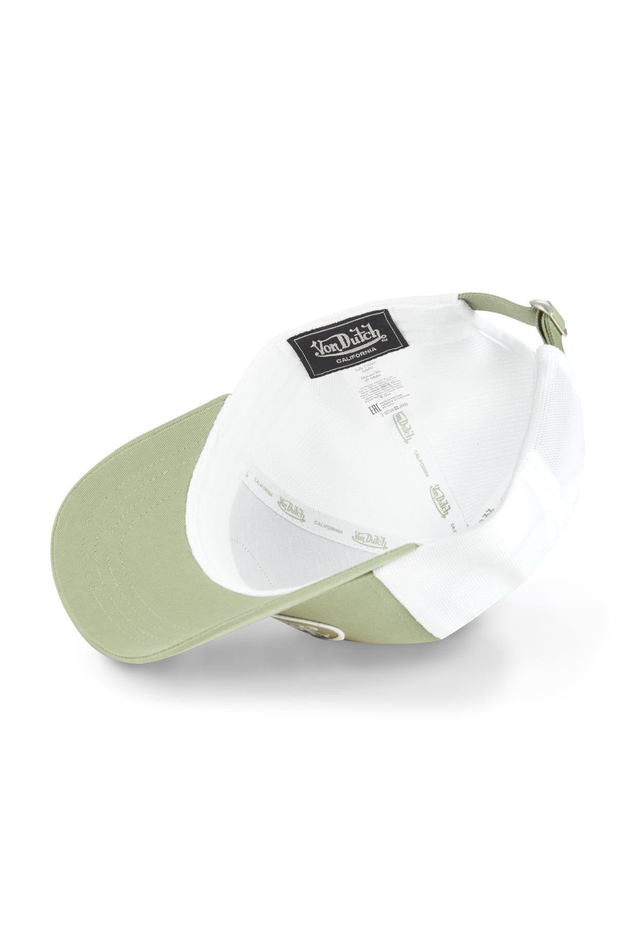 Von Dutch Sage and White Khaki Baseball Cap - Image n°4