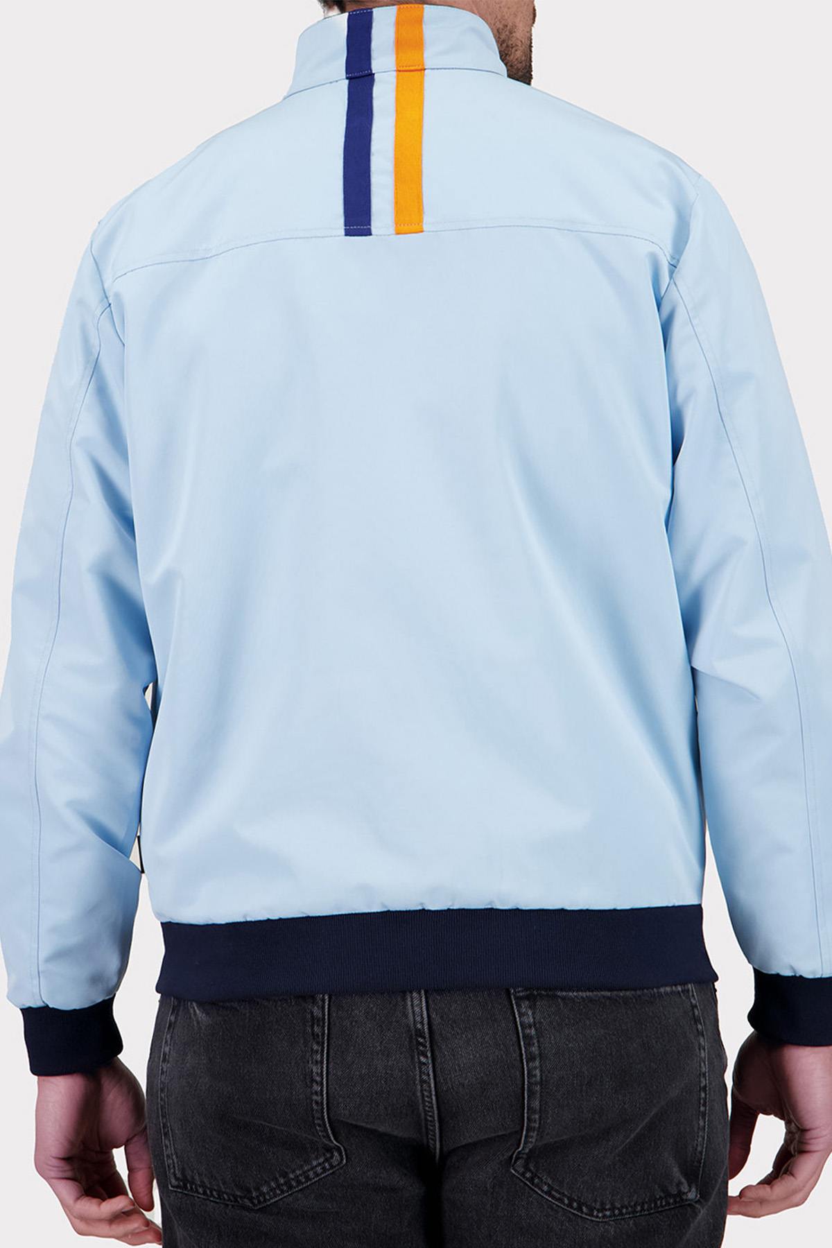 Gulf light blue textile jacket - Image n°2