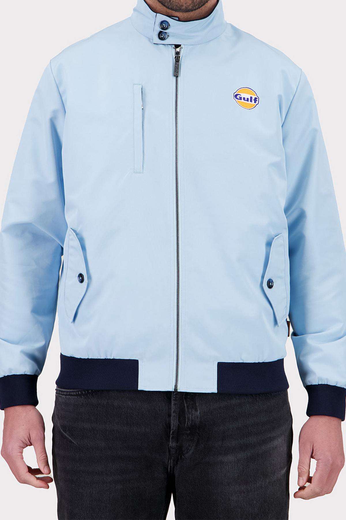 Gulf light blue textile jacket - Image n°1