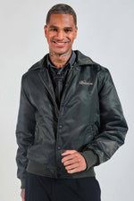 Khaki teddy jacket with Japanese-inspired shirt collar - Image n°6