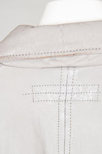 Women’s aged white Biker Jacket - Image n°4