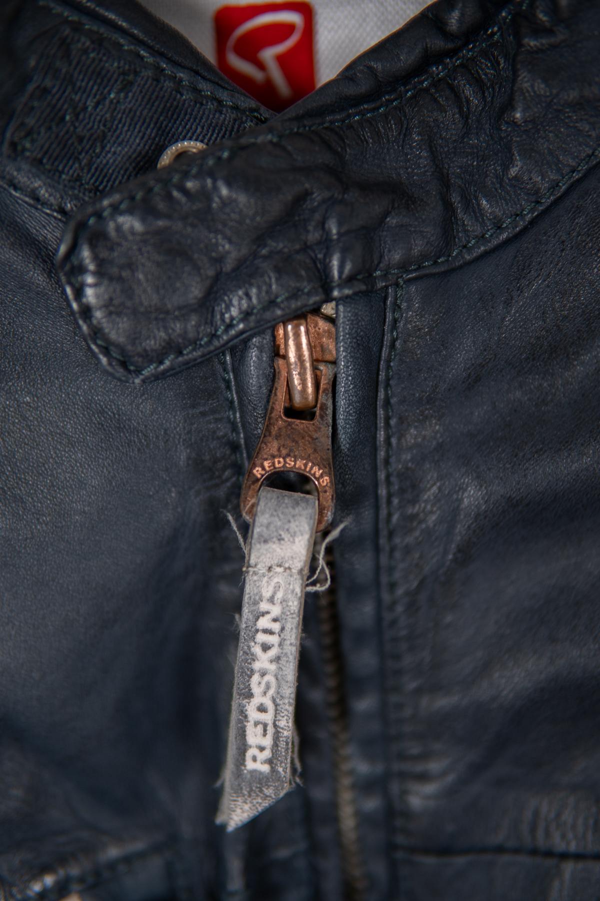 Men's racing style leather jacket - Image n°4