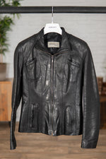 Women's buffalo leather jacket Made In France - Image n°1