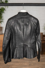 Women's buffalo leather jacket Made In France - Image n°2