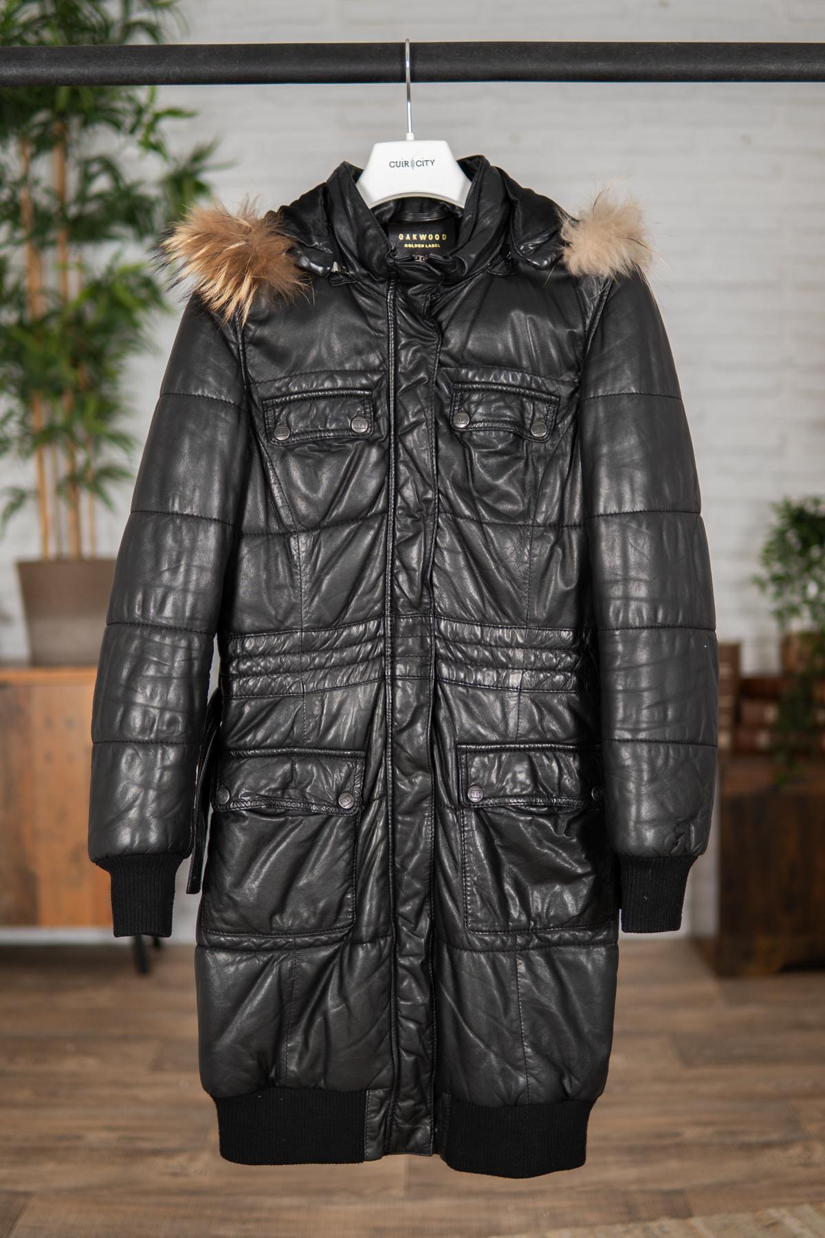 Women's Long Down Jacket - Image n°1