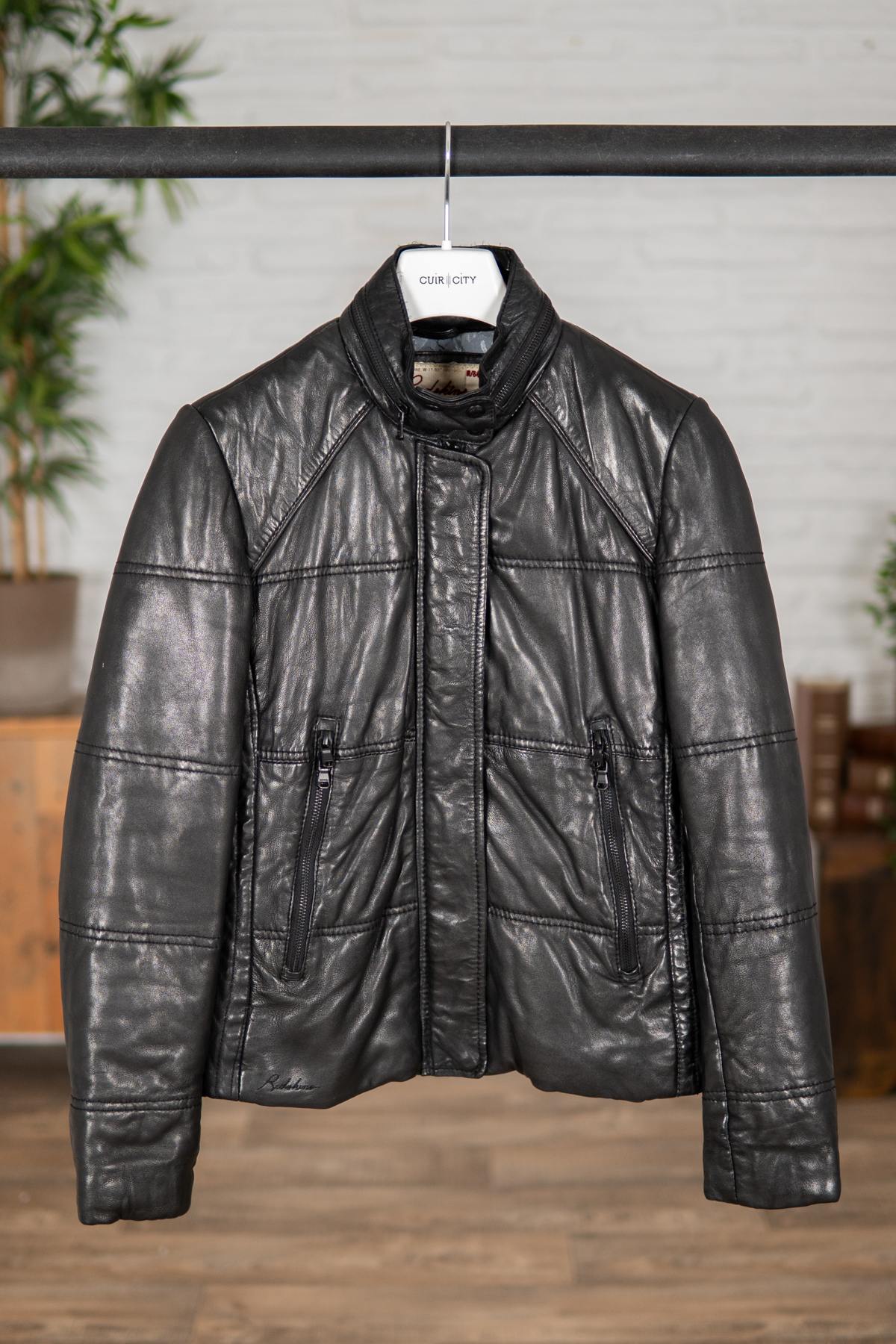 Fine sheepskin down jacket for Women - Image n°1