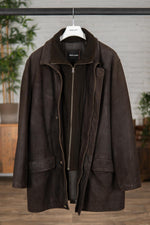 Men's buffalo leather overcoat - Image n°1