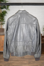 Men's Aviator Style Jacket Gray Blue - Image n°3