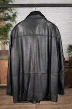 Black lambskin coat - Image n°2