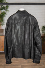 Slim fit goatskin leather jacket - Image n°2
