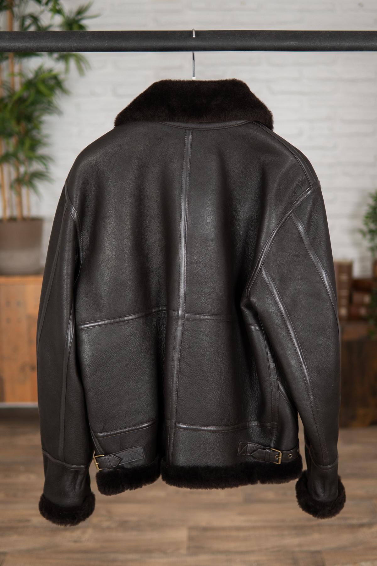 Natural Brown Bomber Jacket for Men - Image n°2