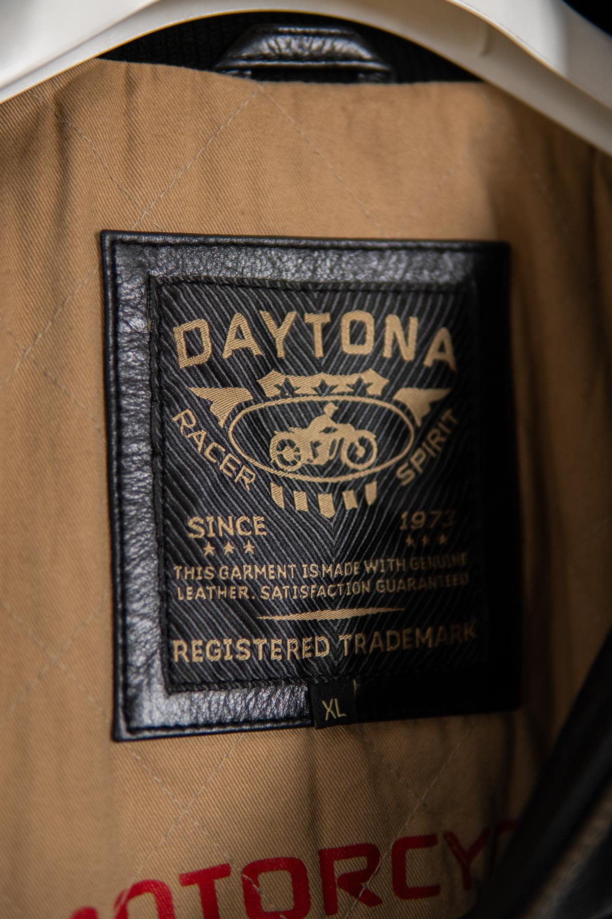 Biker-style buffalo leather jacket - Image n°2