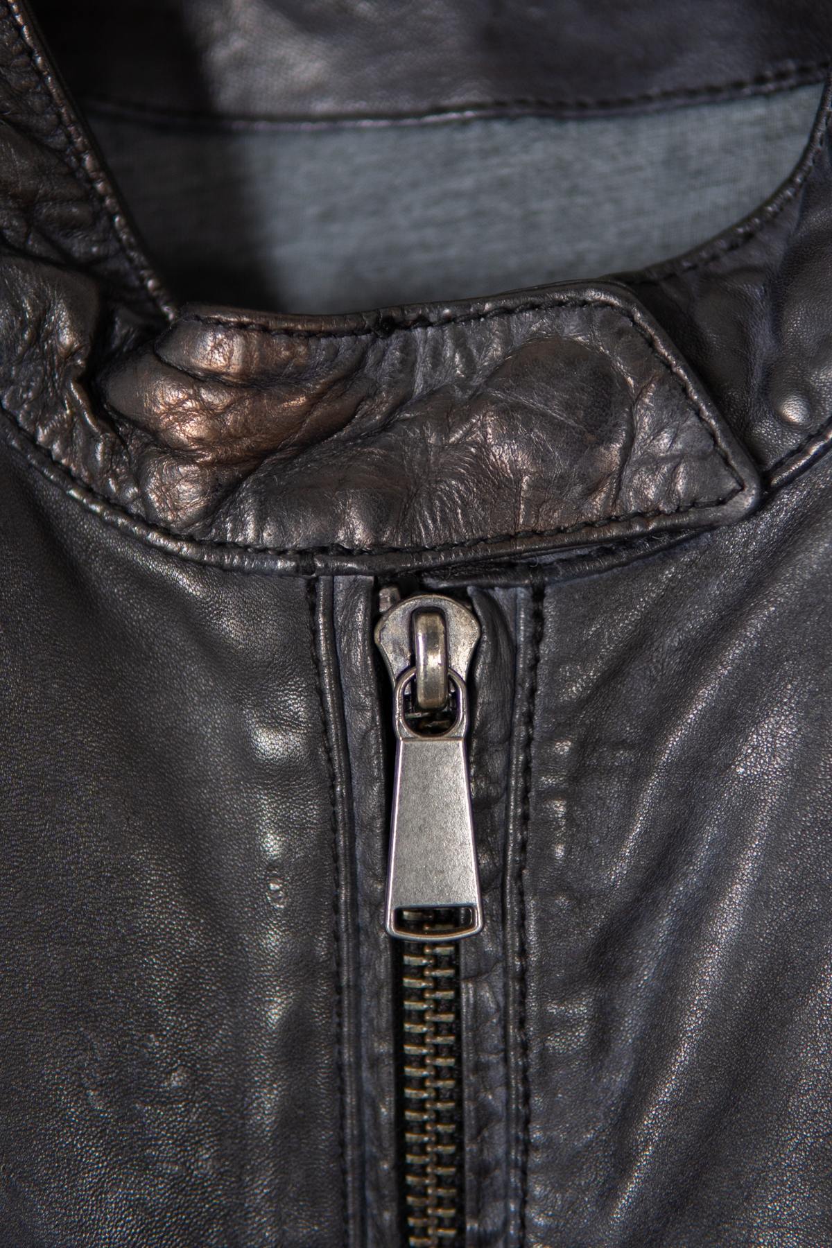  Lambskin leather jacket for women - Image n°3