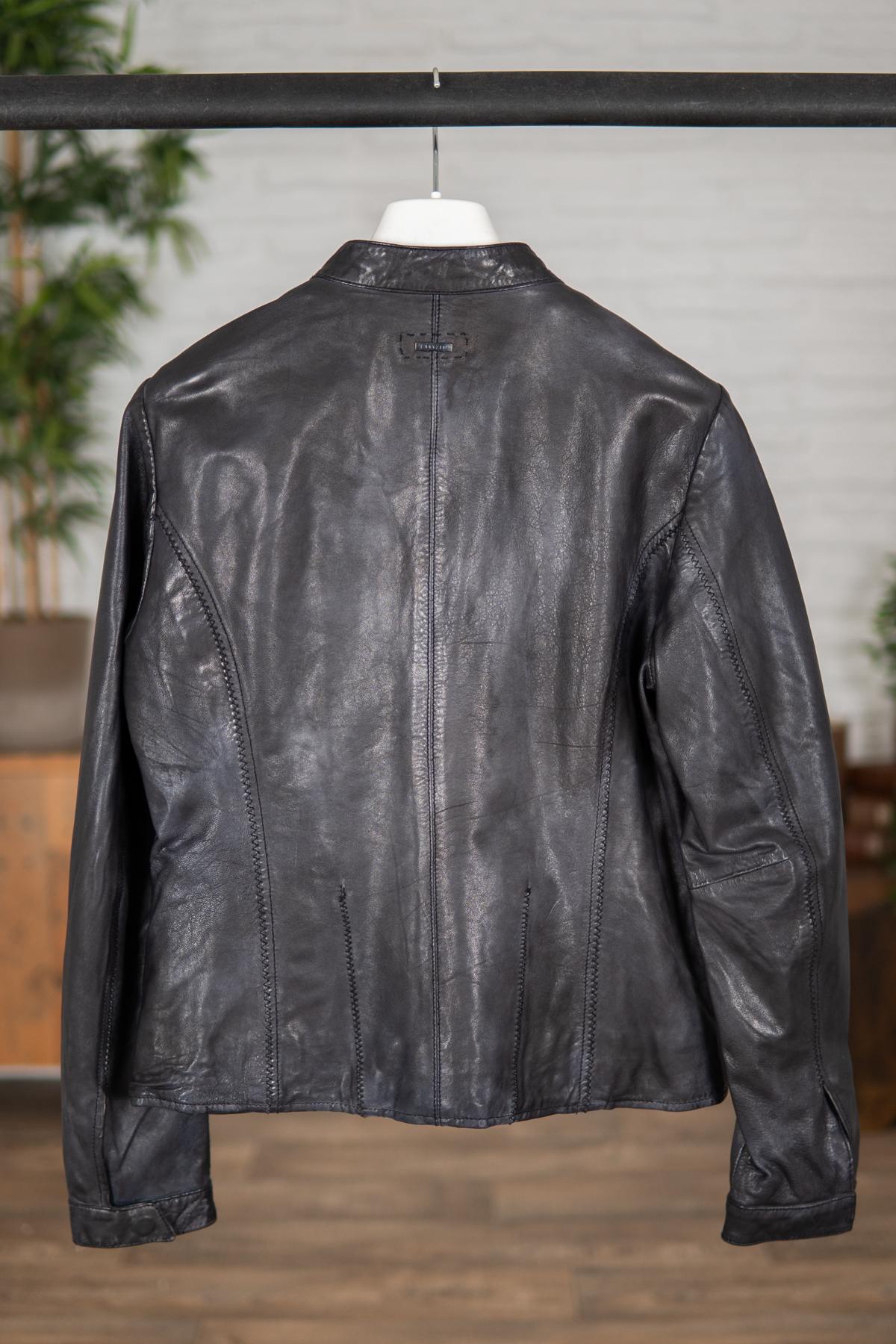  Lambskin leather jacket for women - Image n°2