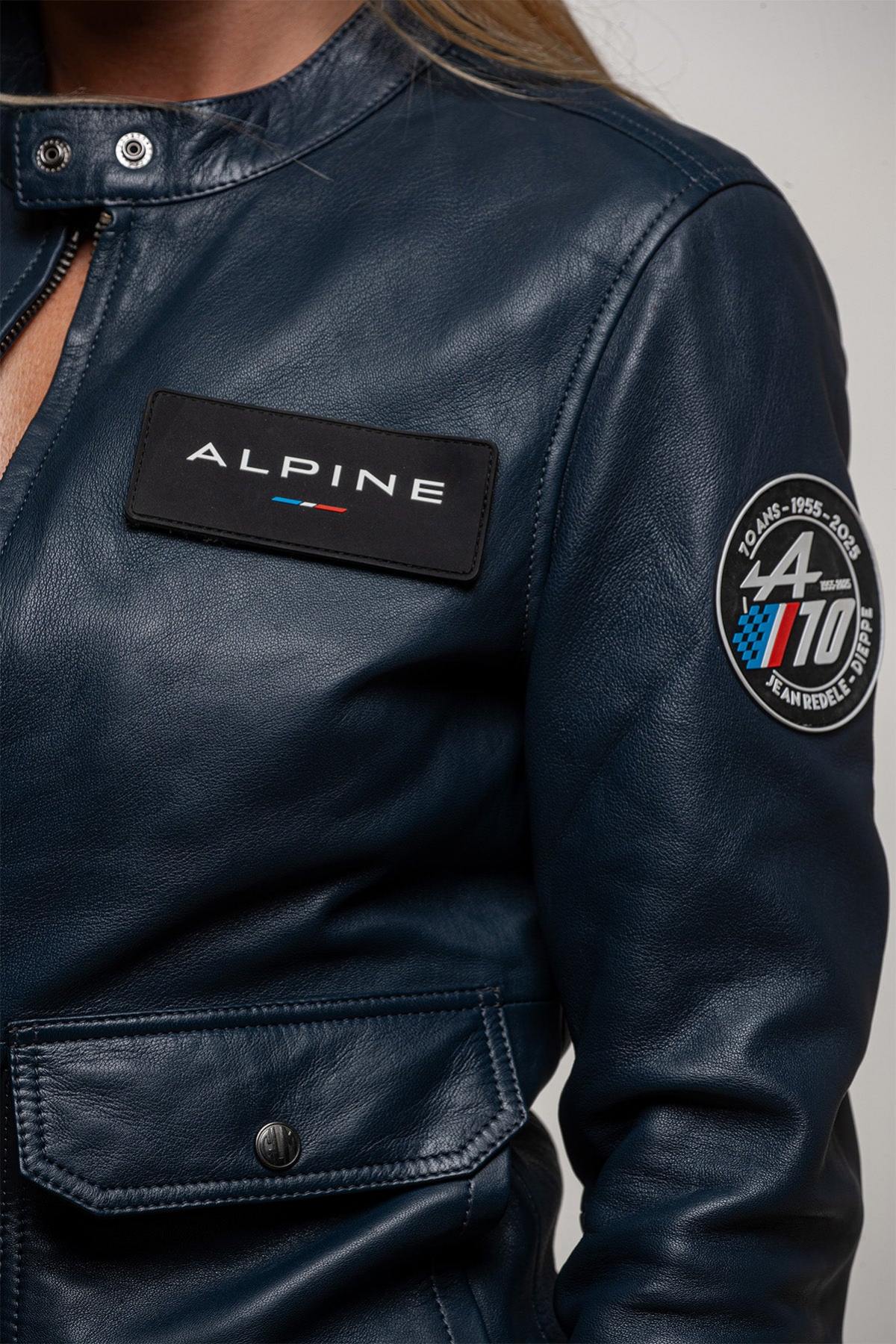 Collector's Alpine women's leather jacket for the brand's 70th anniversary - Image n°4