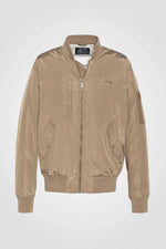 Light beige bomber jacket - Image n°1