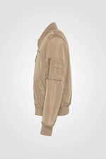 Light beige bomber jacket - Image n°3