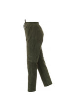 Dark khaki suede joggers - Image n°5