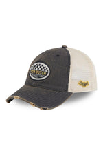 Worn-effect mesh cap - Image n°1