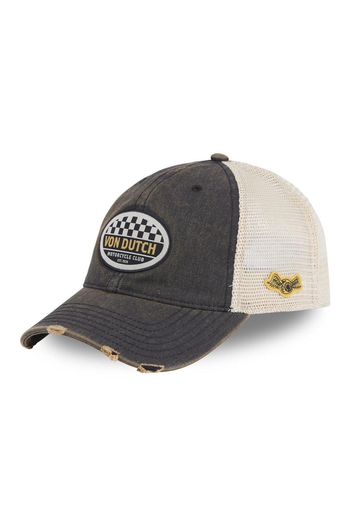 Worn-effect mesh cap - Image n°1