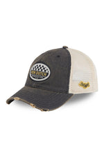 Worn-effect mesh cap - Image n°1