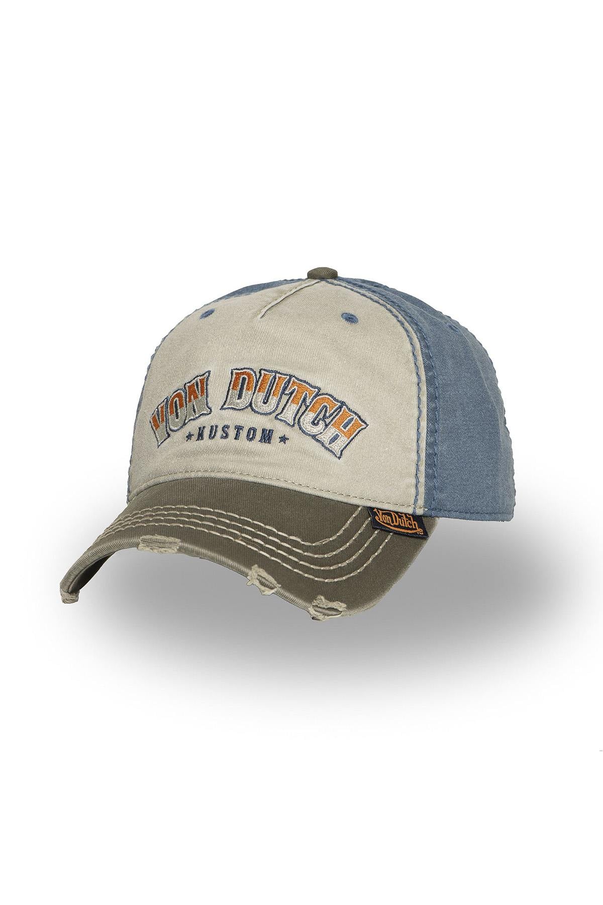 Kustom logo tricolor cotton cap - Image n°1