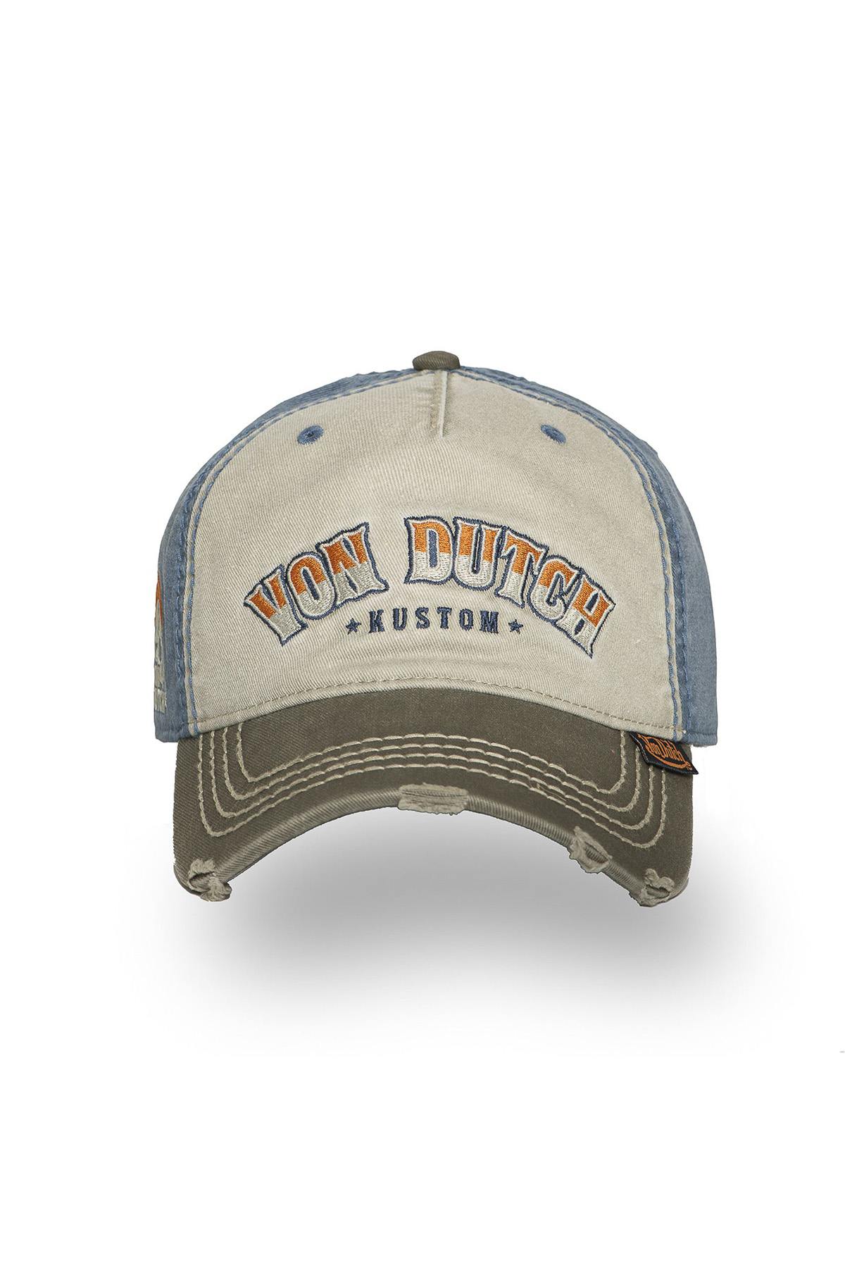 Kustom logo tricolor cotton cap - Image n°3