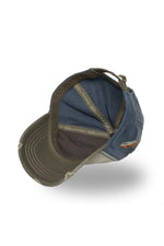 Kustom logo tricolor cotton cap - Image n°6