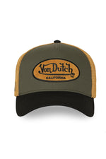 Tricolor baseball cap with embroidered terry logo - Image n°4