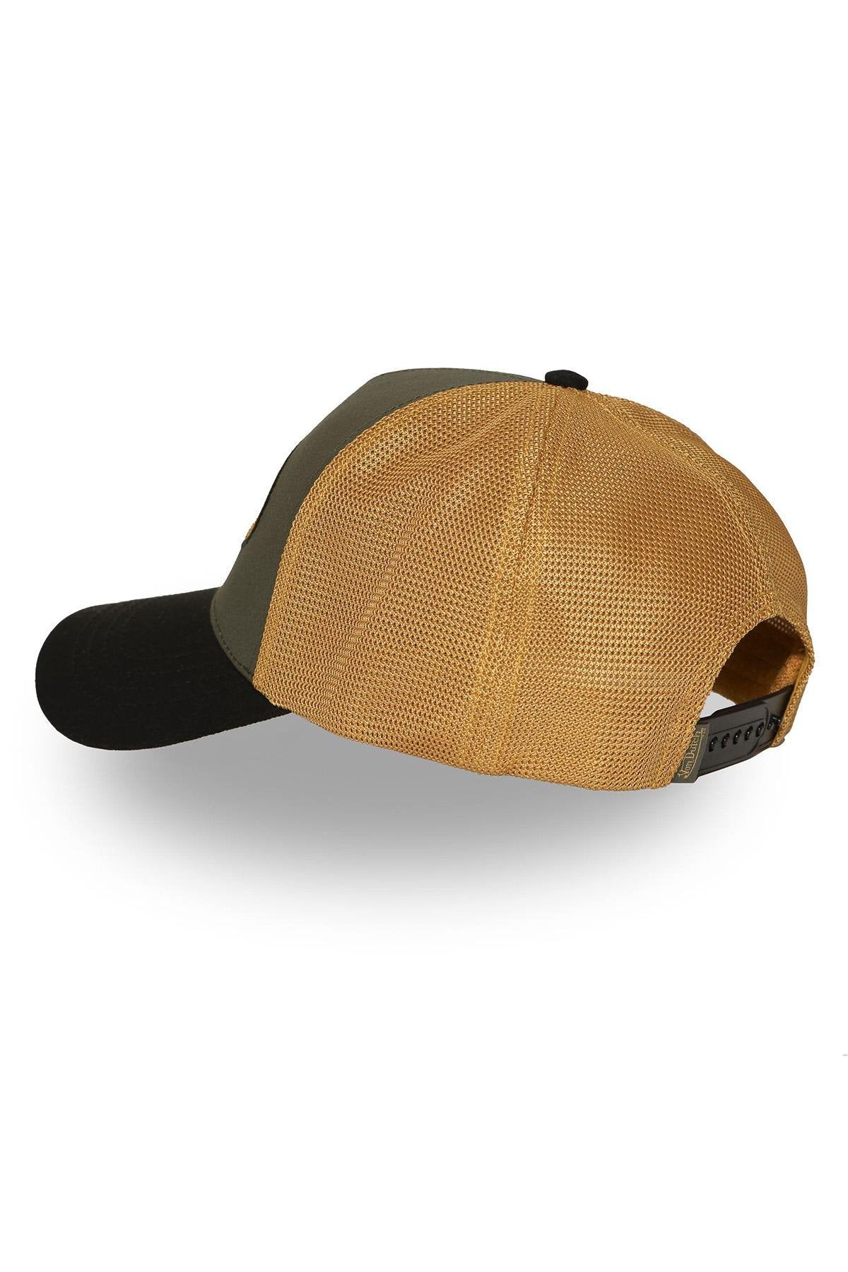 Tricolor baseball cap with embroidered terry logo - Image n°2