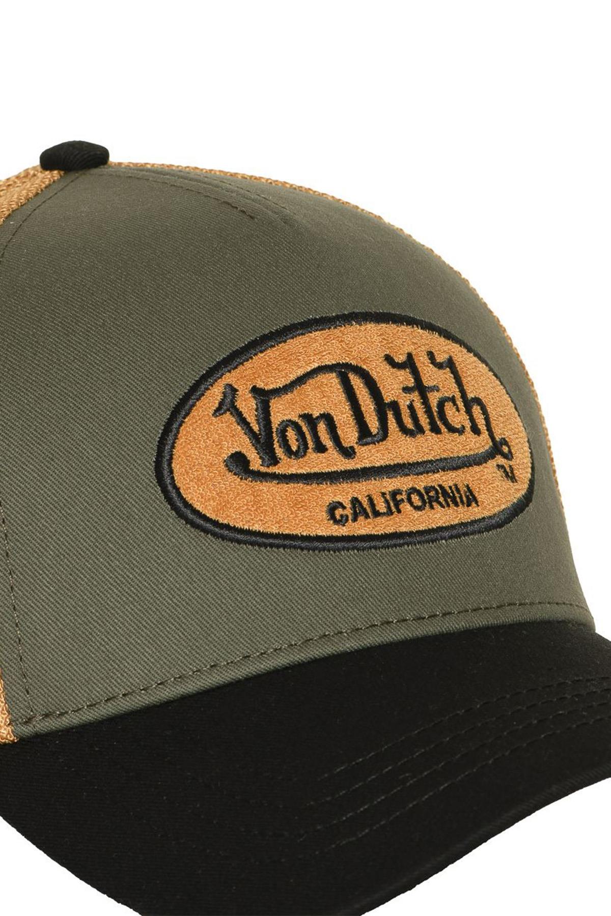 Tricolor baseball cap with embroidered terry logo - Image n°3