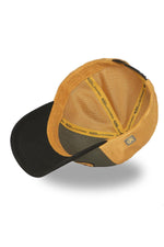 Tricolor baseball cap with embroidered terry logo - Image n°5