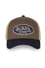 Grey and black baseball cap with embroidered terry logo - Image n°4