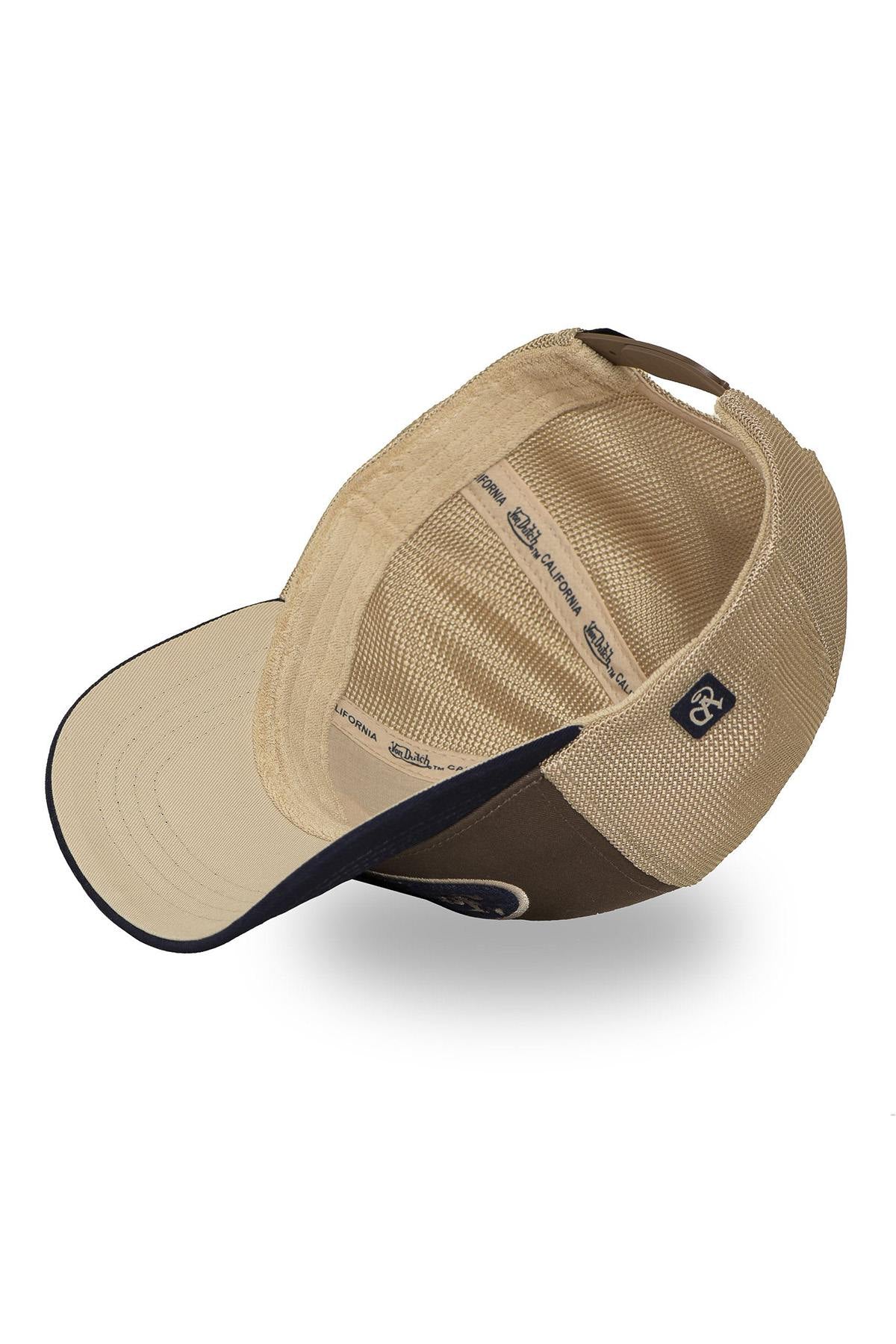 Grey and black baseball cap with embroidered terry logo - Image n°5