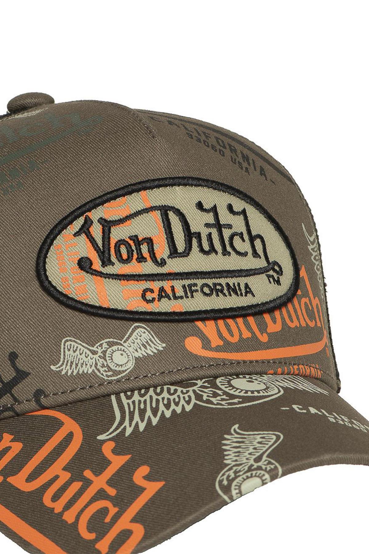 Trucker cap with multiple printed and embroidered logos - Image n°2