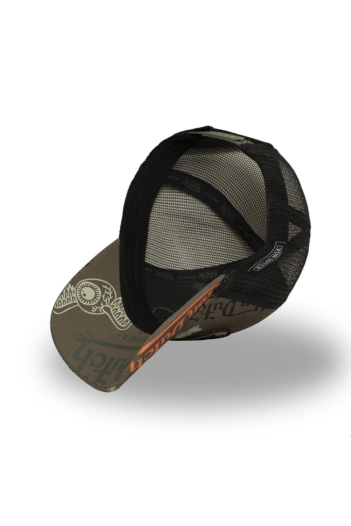 Trucker cap with multiple printed and embroidered logos - Image n°5