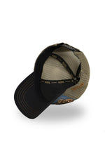 Tricolor trucker cap with patches - Image n°6