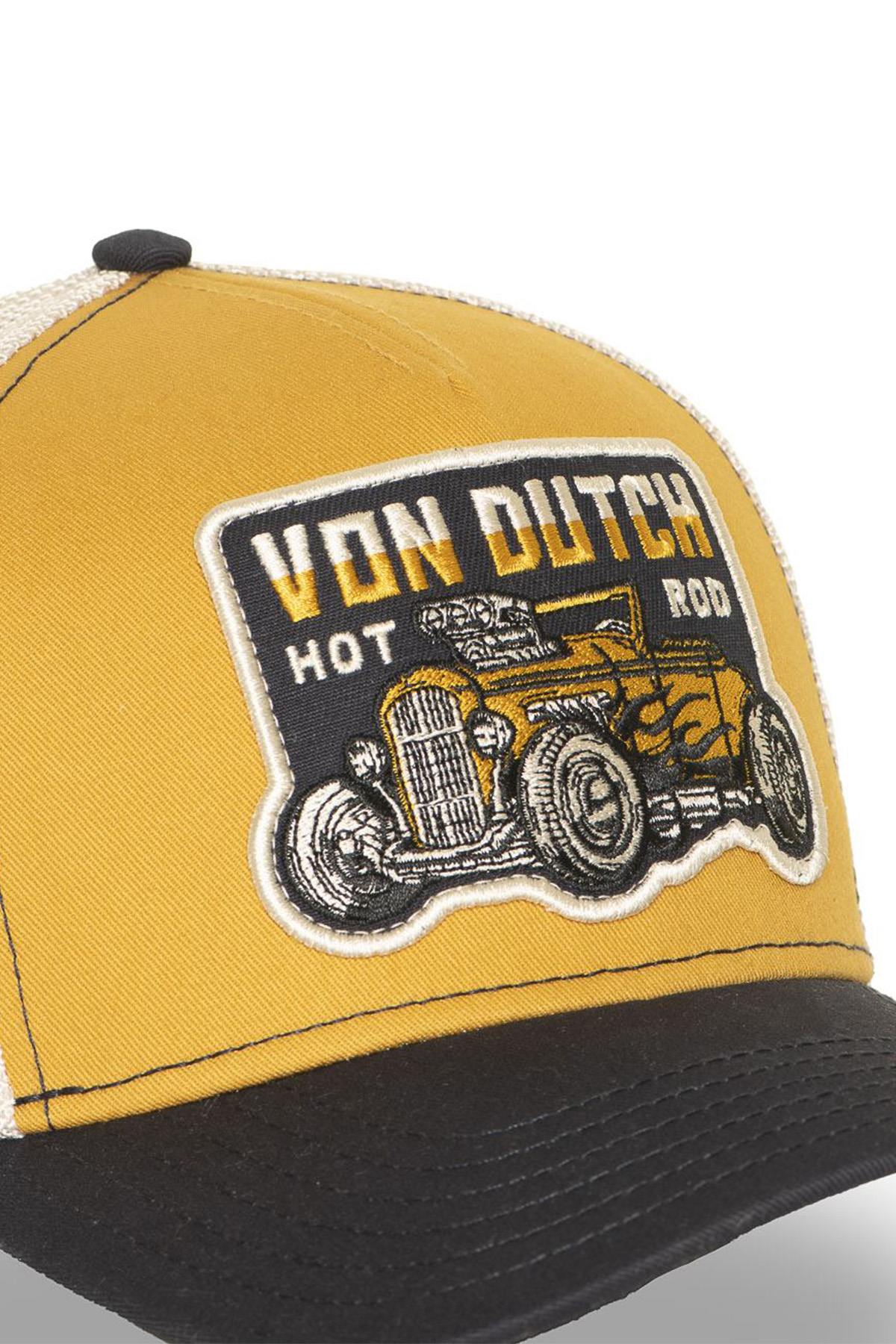 Hot Rod Logo Yellow Trucker Hat - Image n°2