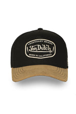 Black trucker cap with gold visor - Image n°6