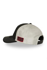 Black and white trucker cap with motorcycle logo - Image n°3