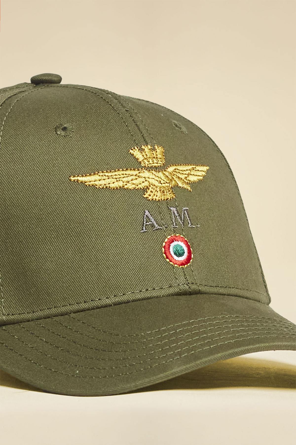 Iconic khaki cotton cap of the Italian Air Force - Image n°3
