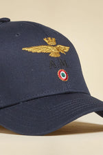 Iconic navy blue cotton cap of the Italian Air Force - Image n°3
