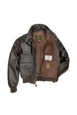 Mahogany horsehide A-2 jacket: a WWII aviator icon reborn. - Image n°4