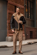 Royal Air Force Shearling Bomber Jacket - Image n°9