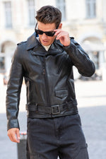 Schott's P613S One Star: rigid Horween cowhide, 25", built to last. - Image n°3