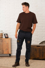 Navy blue anti-G trousers for men - Image n°2