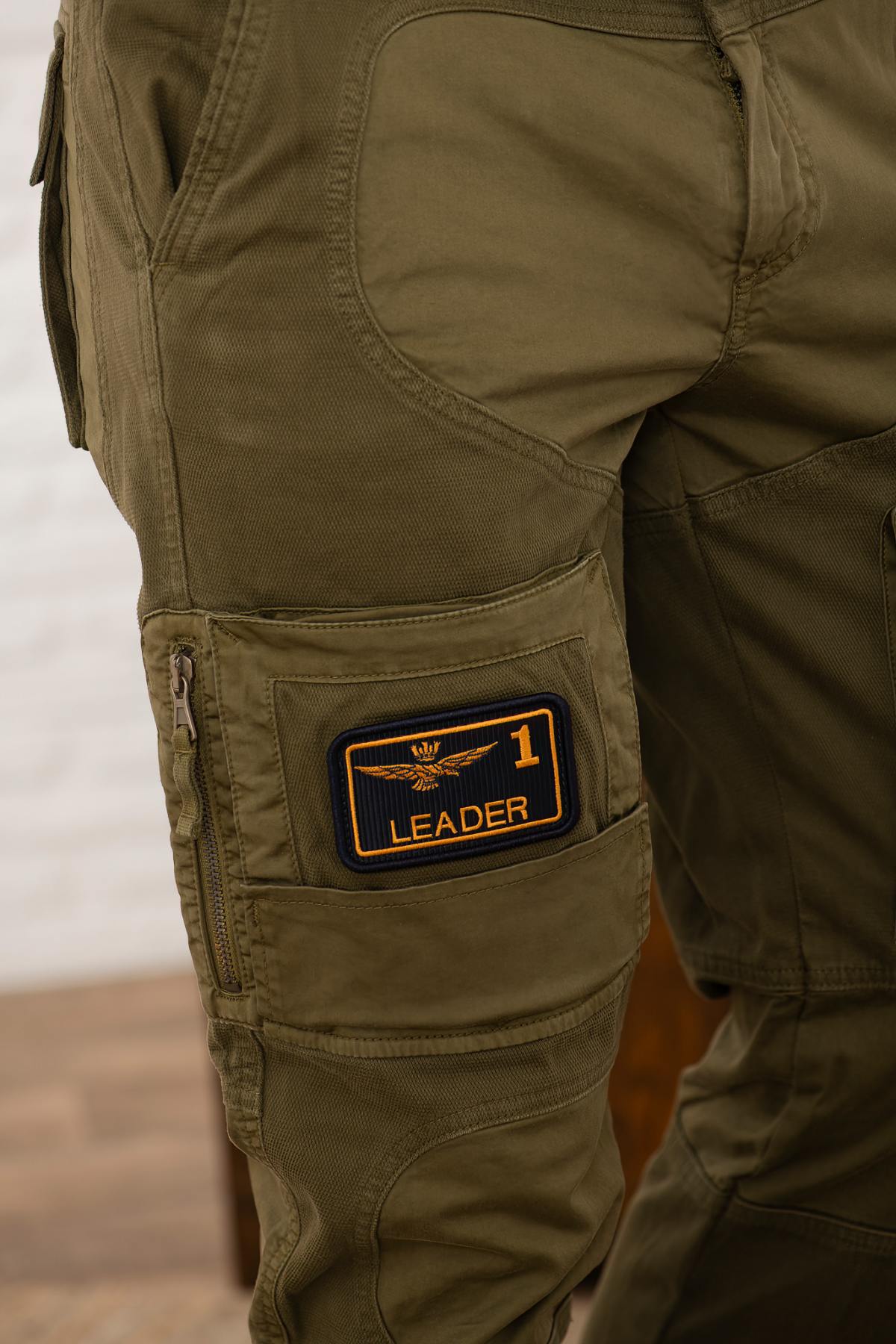 Dark olive green anti-G trousers for men - Image n°5