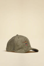 Beige suede cap - Image n°1
