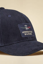 Blue corduroy cap - Image n°3